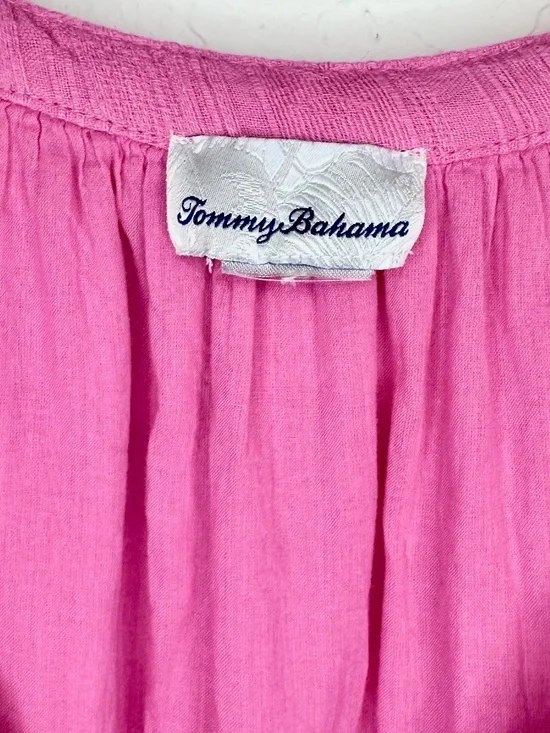 Tommy Bahama Mykonos Textured Gauze Short Dress, Size L - Picture 9 of 11